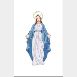 Virgin Mary Posters and Art